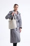 Zoozie Bags Bolso Tote de Lona Color Crema
